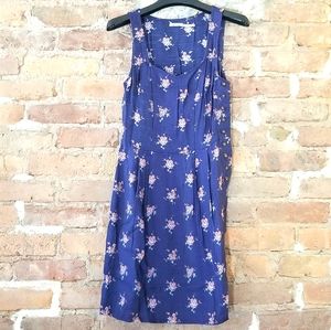 Floral Summer Dress with Sweetheart Neck